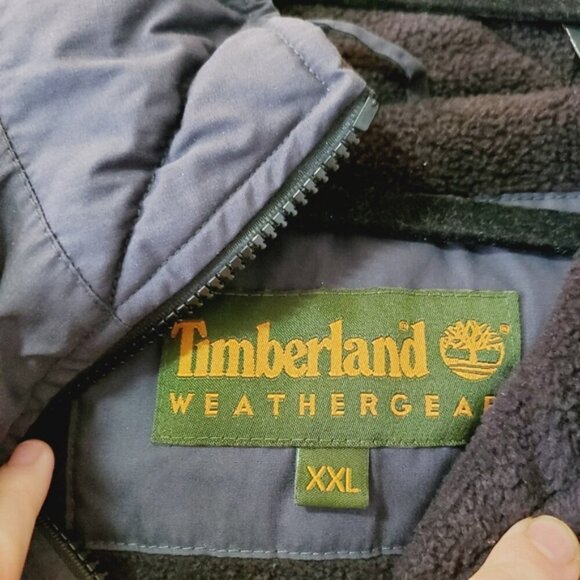 Timberland Navy Blue Quilted Vest XXL - Picture 4 of 6